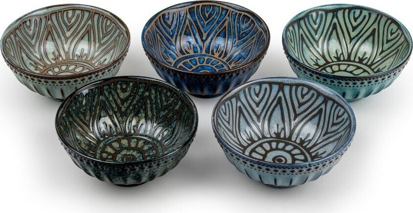 Porcelánové servírovací misky v sadě 5 ks 150 ml Jara – Bredemeijer