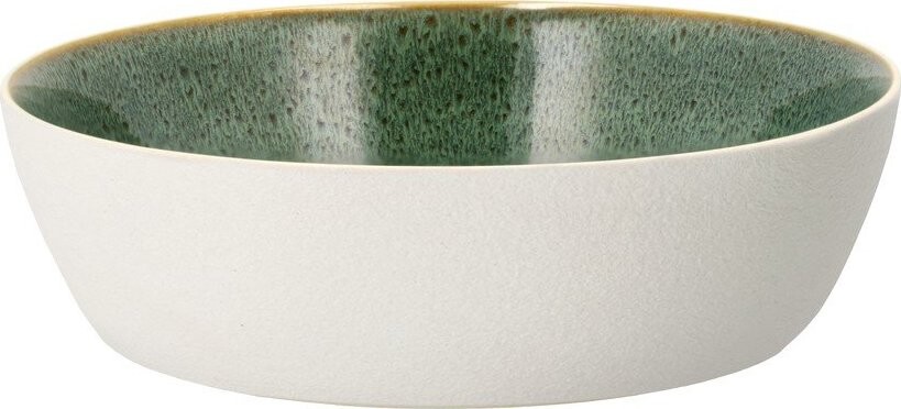 Bílá/zelená miska z kameniny 850 ml Gastro White/Green – Bitz