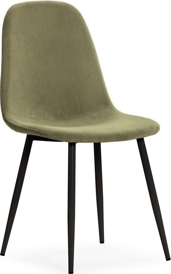 Zelené čalouněné jídelní židle v sadě 4 ks Minka – Marckeric