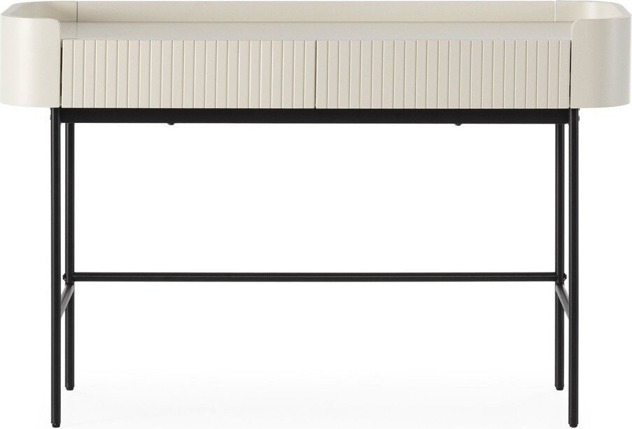 Krémový konzolový stolek 40x120 cm Willa – MOME