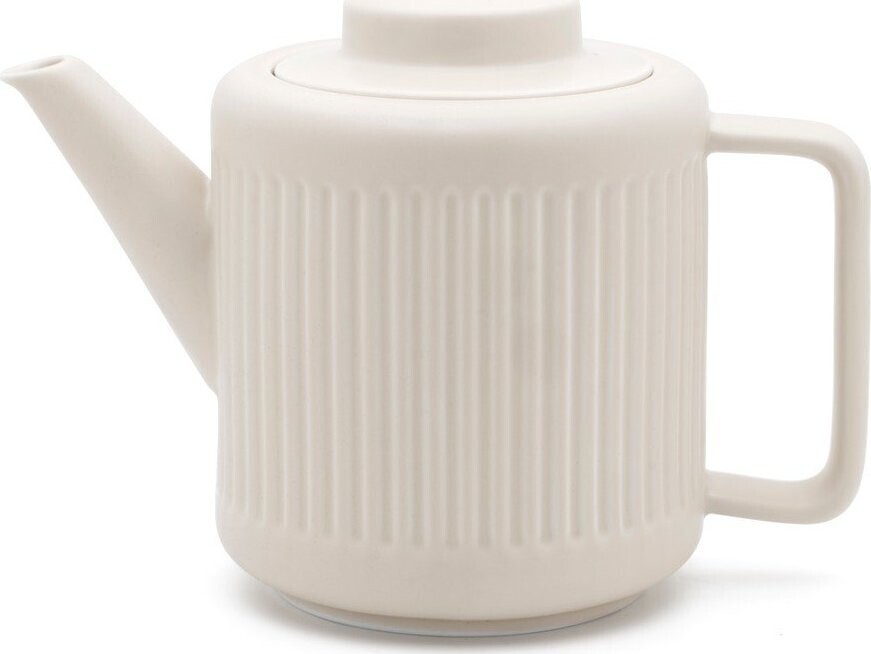 Bílá porcelánová konvice na čaj se sítkem 1,2 l Skagen – Bredemeijer