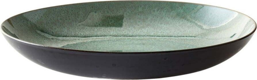 Zelená/černá mísa z kameniny ø 40 cm Gastro Black/Green – Bitz