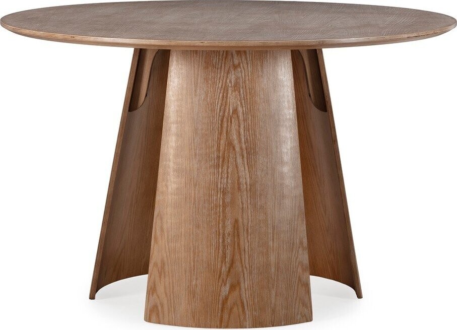 Kulatý jídelní stůl v dekoru dubu ø 120 cm Zuri – MOME