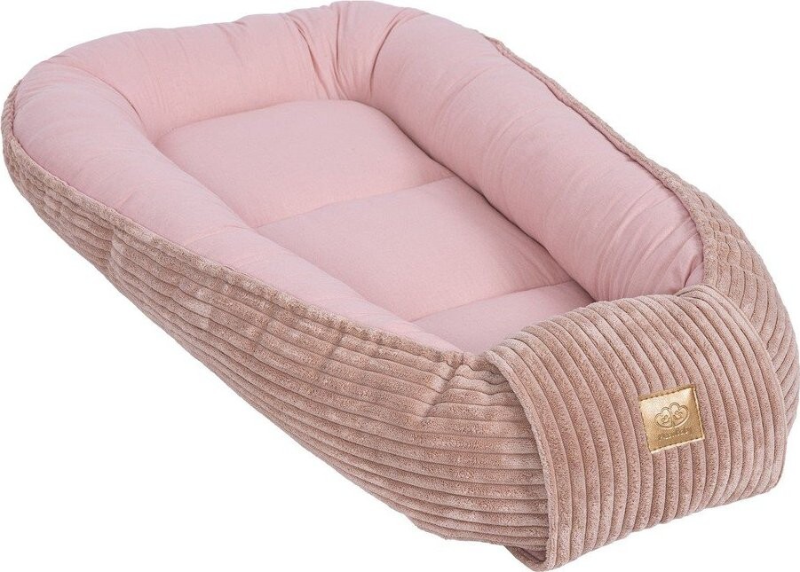 Růžové hnízdečko pro miminko 55x83 cm – Meowbaby