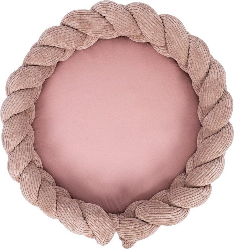 Růžové hnízdečko pro miminko 100x100 cm – Meowbaby