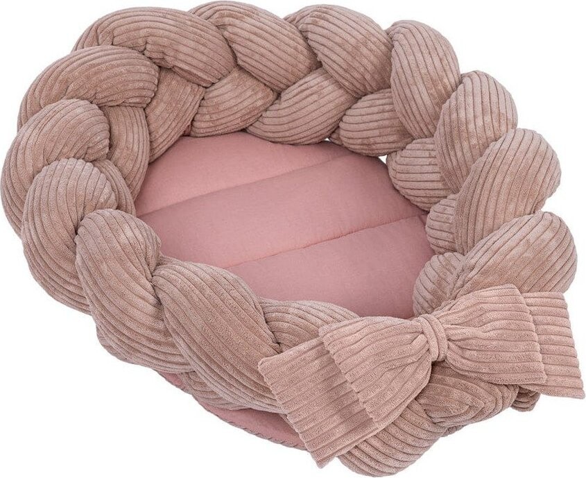 Růžové hnízdečko pro miminko 47x70 cm – Meowbaby