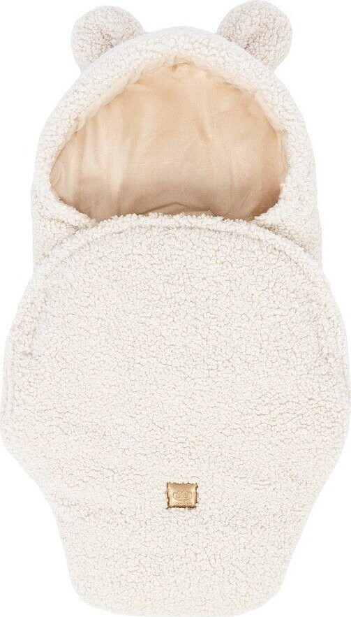 Krémová dětská zavinovačka s beránkem 45x80 cm – Meowbaby