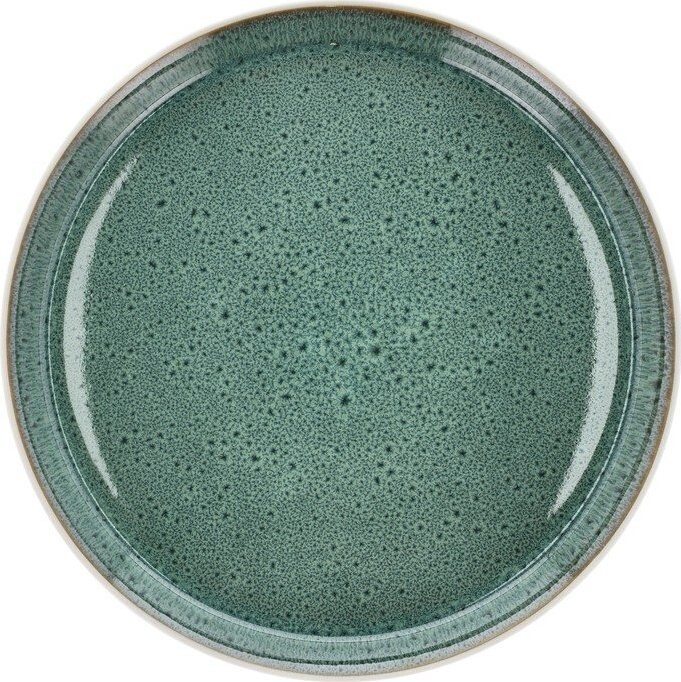 Bílý/zelený talíř z kameniny ø 27 cm Gastro White/Green – Bitz