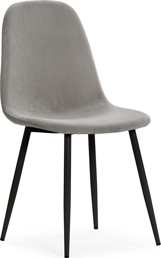 Světle šedé čalouněné jídelní židle v sadě 4 ks Minka – Marckeric