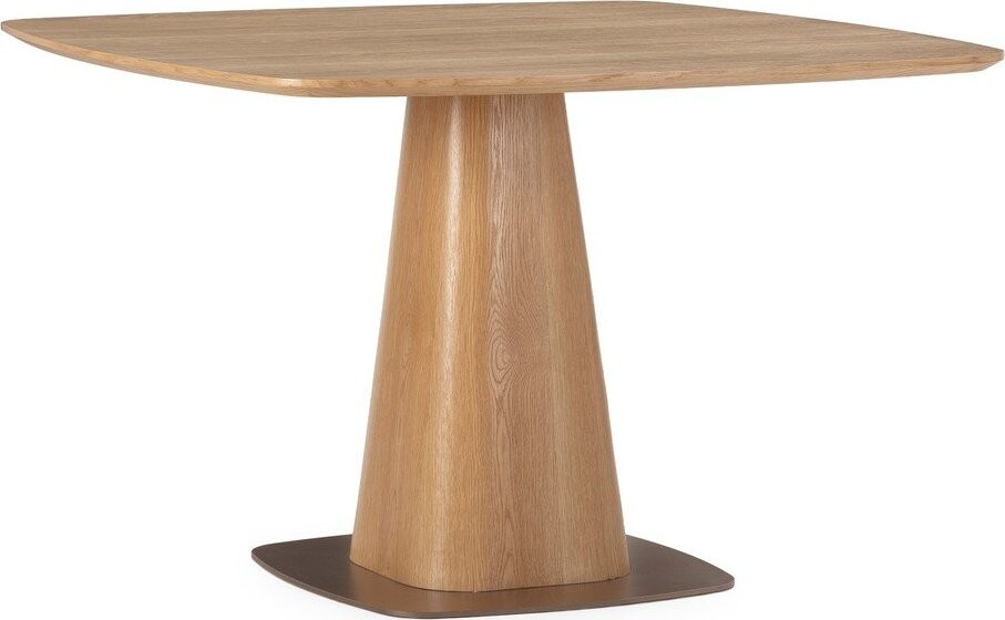 Jídelní stůl v dekoru dubu 120x120 cm Etel – MOME