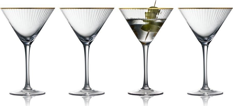 Sklenice v sadě 4 ks na koktejly 250 ml Palermo – Lyngby Glas