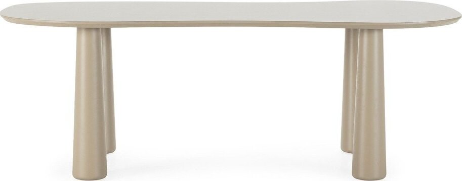 Jídelní stůl s deskou z borovicového dřeva 110x220 cm Nahia – MOME