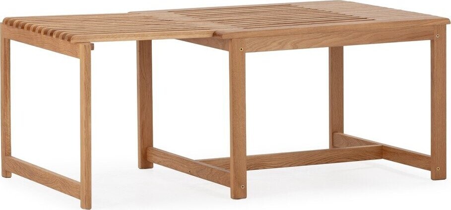 Konferenční stolek z dubového dřeva v přírodní barvě 60x70 cm Unai – MOME