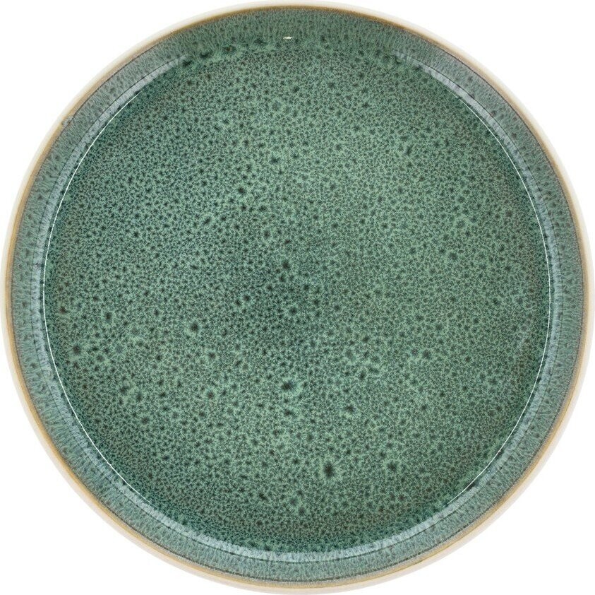 Bílý/zelený dezertní talíř z kameniny ø 21 cm Gastro White/Green – Bitz