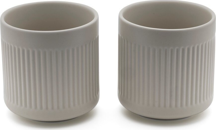 Šedé porcelánové šálky v sadě 2 ks 300 ml Skagen – Bredemeijer