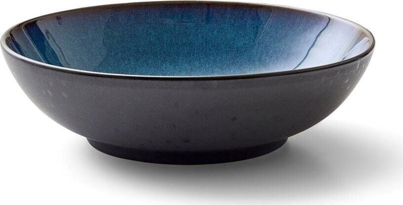 Černá/modrá servírovací miska z kameniny 1,8 l Gastro Dark Blue/Black – Bitz