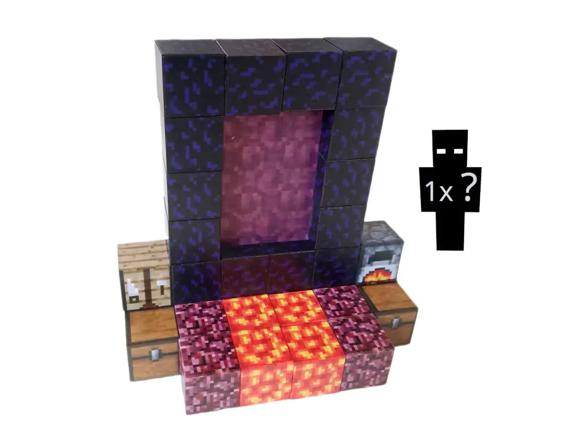 Toybit Magnetická stavebnice Minecraft Portál MSTB2096