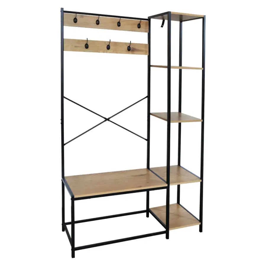 Tempo Kondela Věšák BERDY - černá/dub