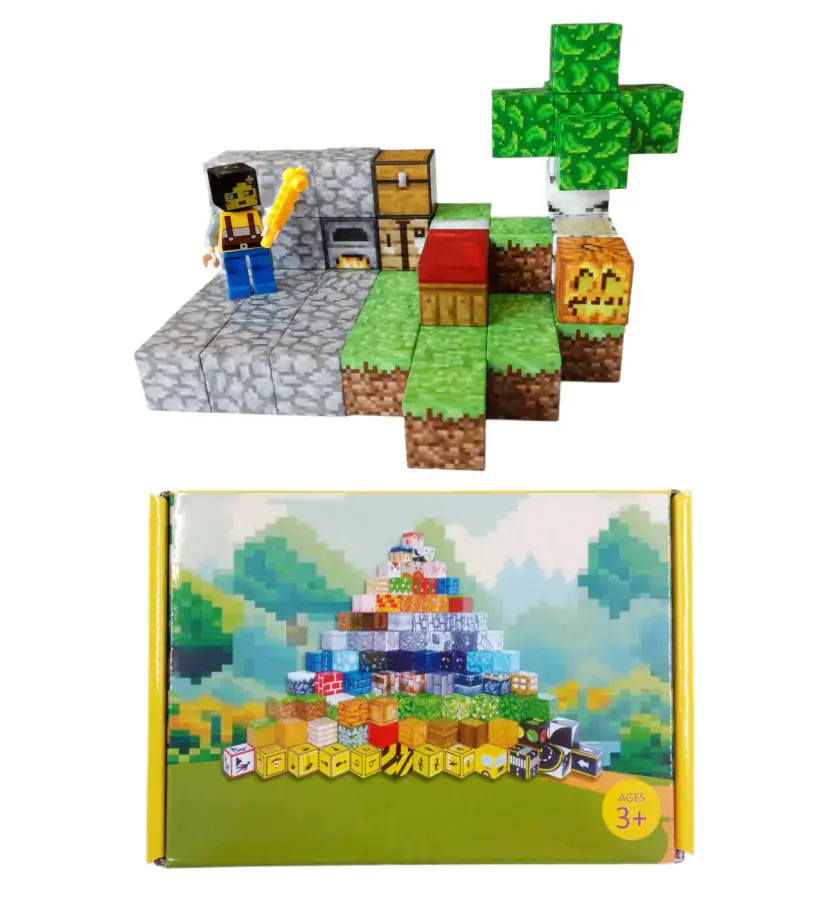 Toybit Magnetická stavebnice Minecraft Úkryt MSTB2320