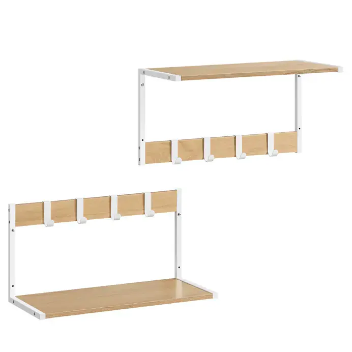 Autronic Sada nástěnných polic ABP-E1083 WT