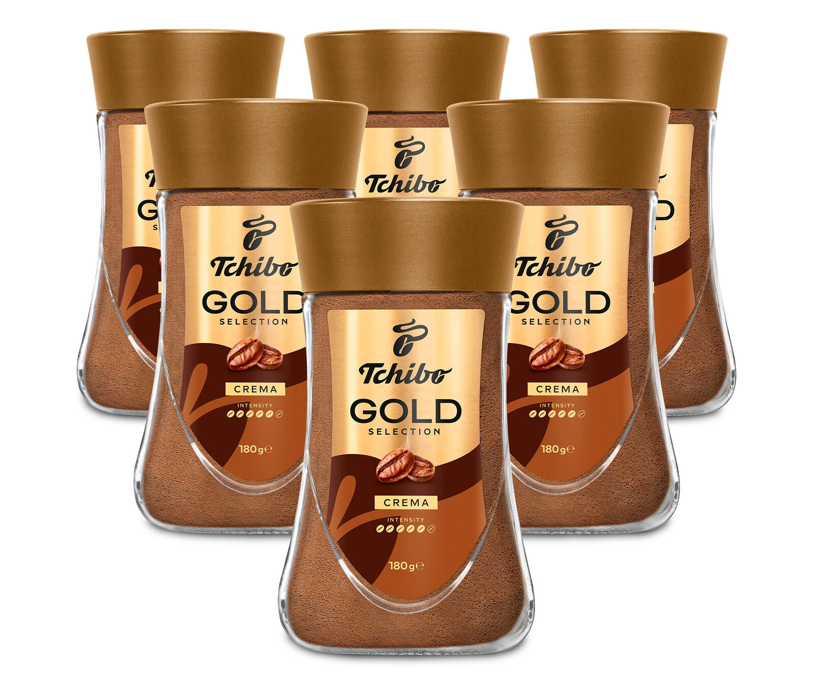 Tchibo - Gold Selection 6x180 g instantní kávy