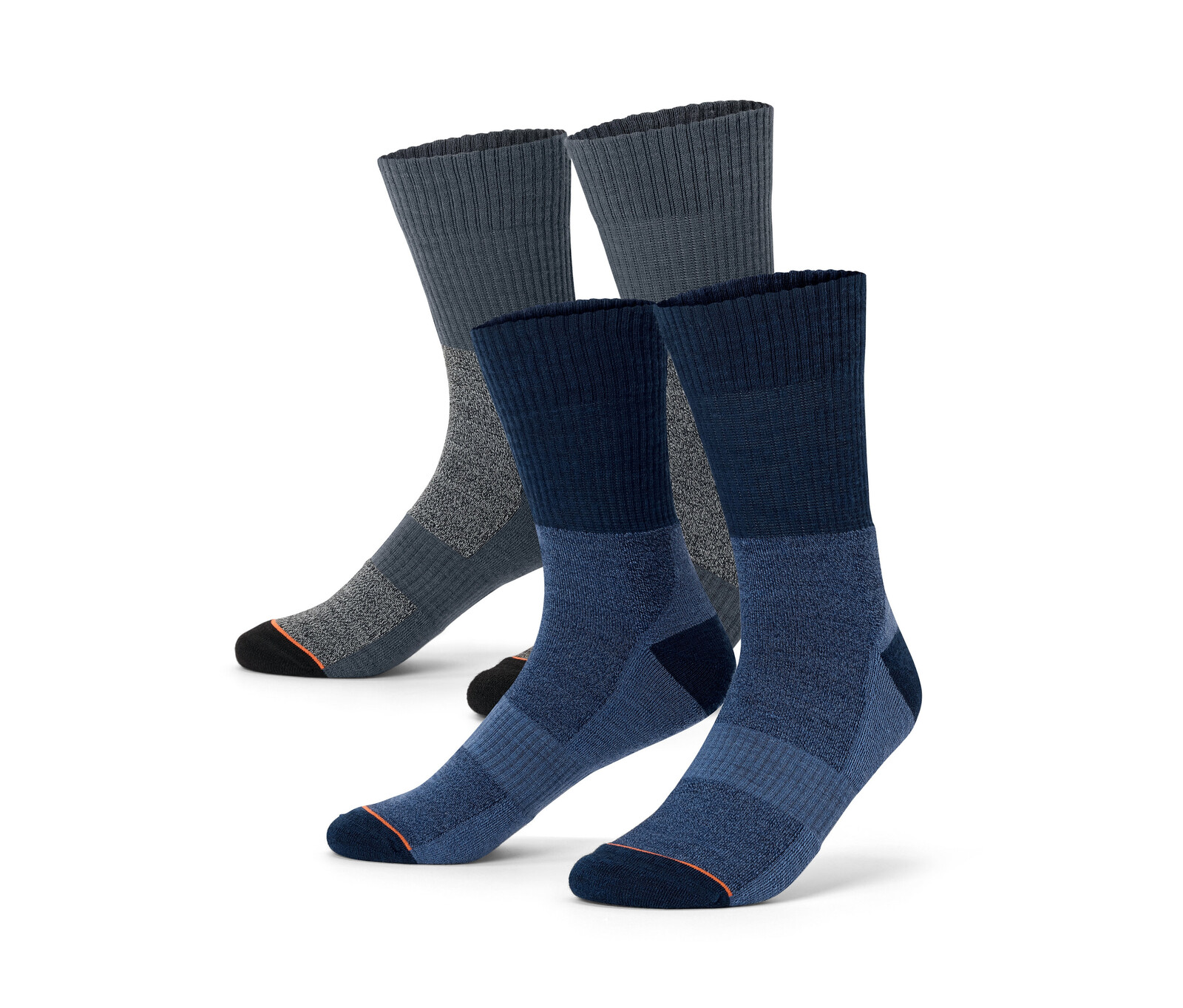 Tchibo - Trekingové ponožky s vlnou merino - pro ženy - vel. 39-42 - barva: modrá