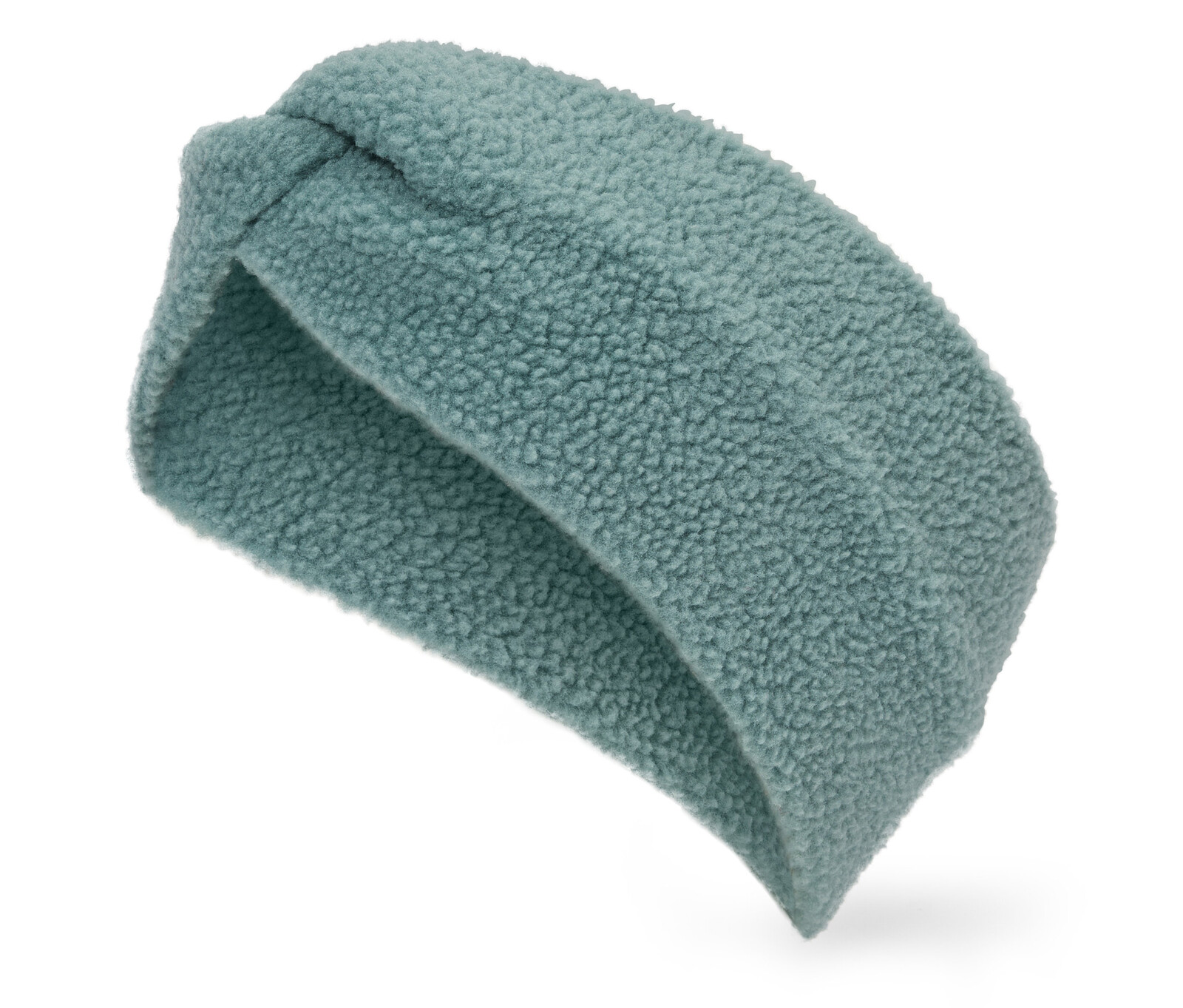 Tchibo - Plyšová čelenka - barva: zelená