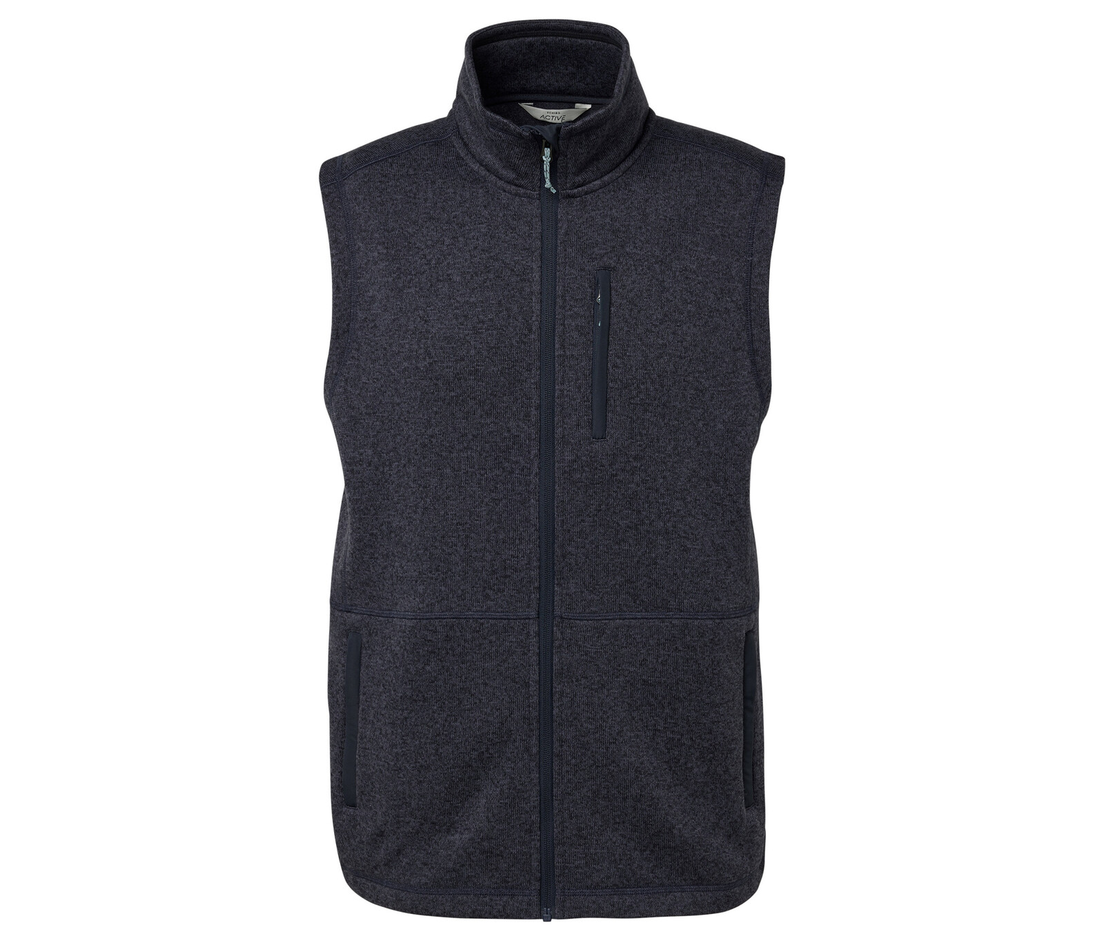 Tchibo - Vesta z pleteného fleecu - pro muže - vel. S 44/46 - barva: modrá