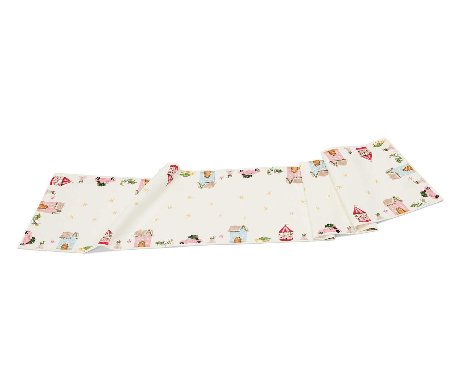 Tchibo - Běhoun na stůl s potiskem - barva: bílá