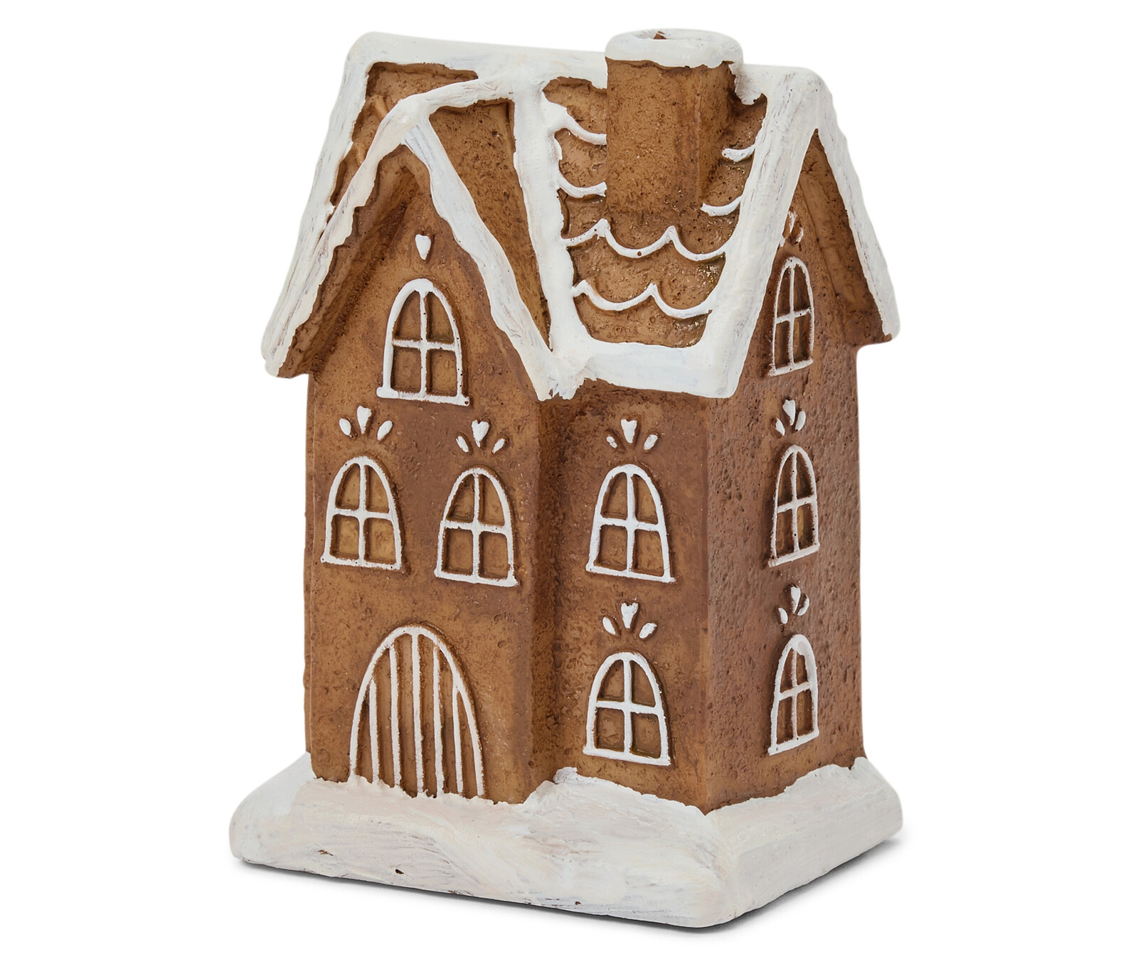 Tchibo - Domeček s LED »Perník« - barva: bílá