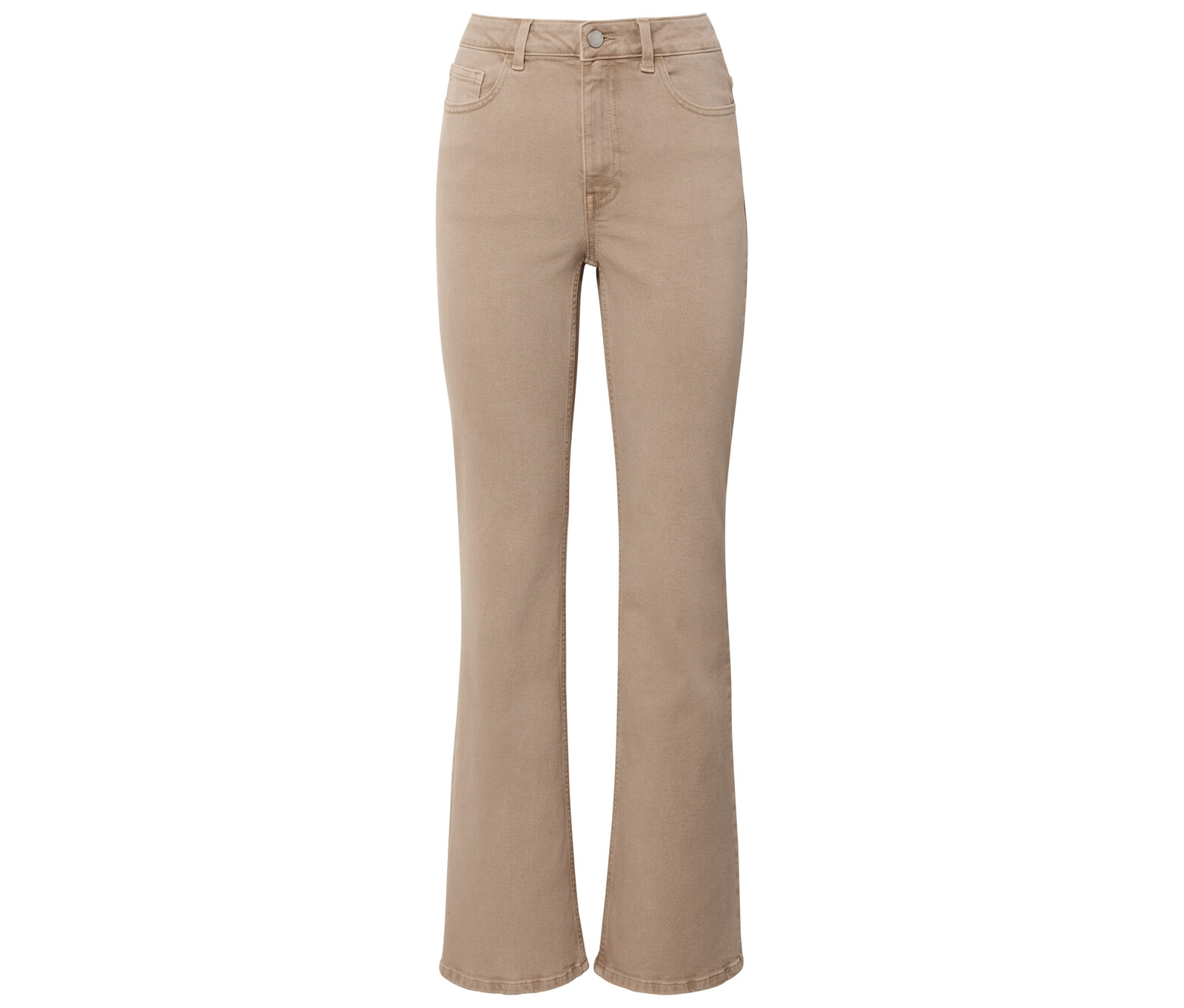 Tchibo - Džíny bootcut – Fit »Lou« - pro ženy - vel. 44 - barva: béžová