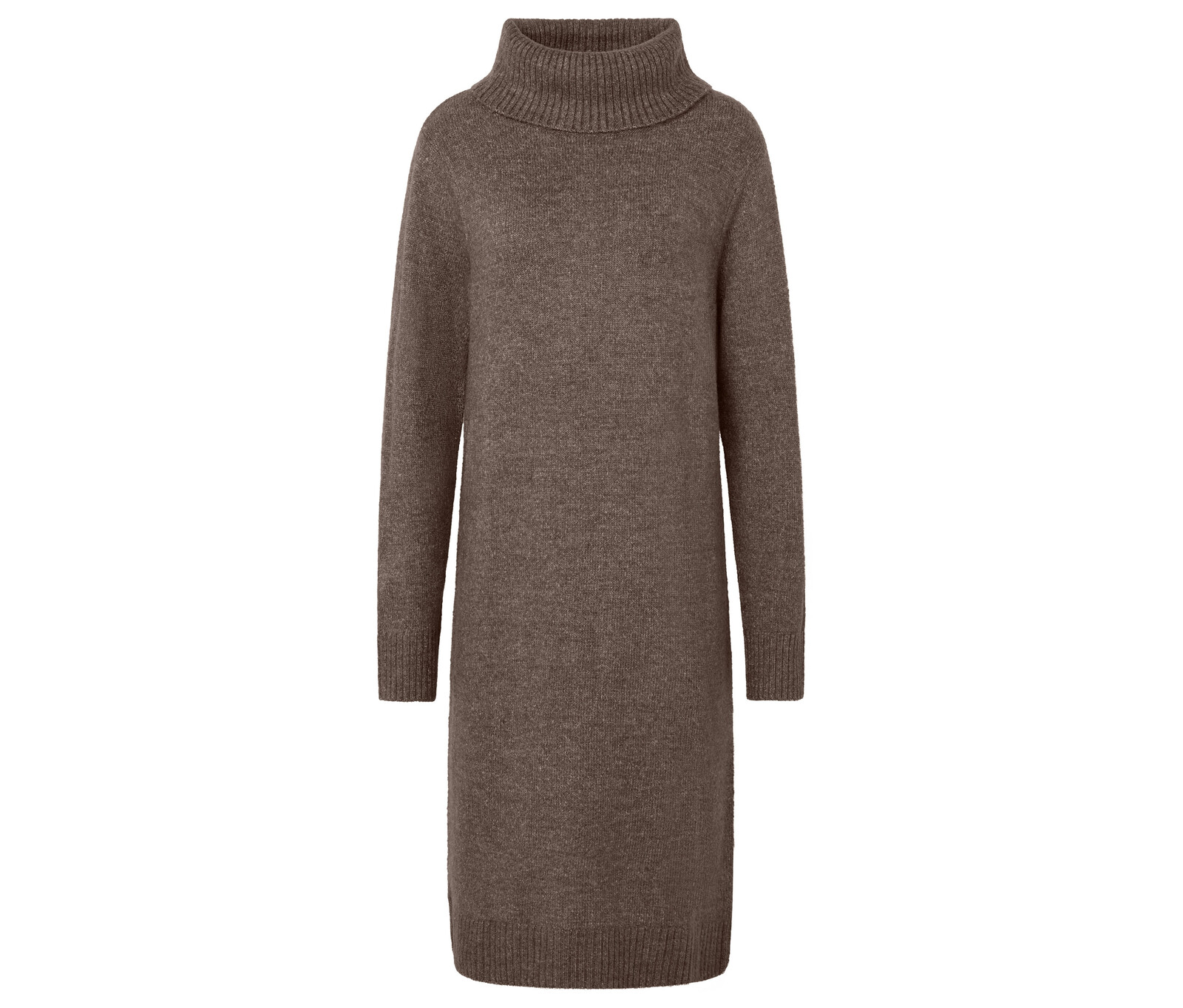 Tchibo - Úpletové šaty - pro ženy - vel. S 36/38 - barva: hnědá