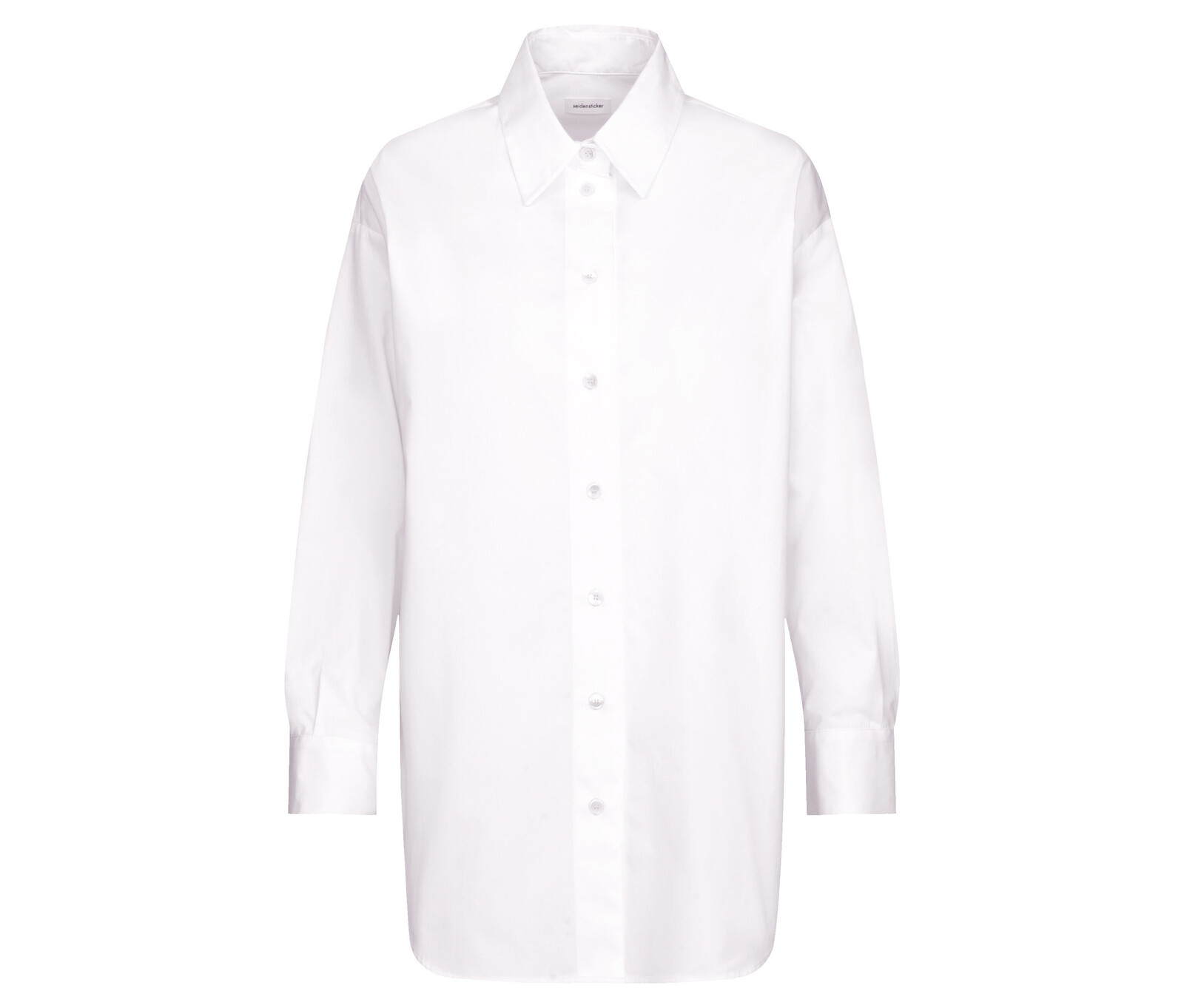 Dlouhá halenka oversize Seidensticker - pro ženy - vel. 46 - barva: bílá