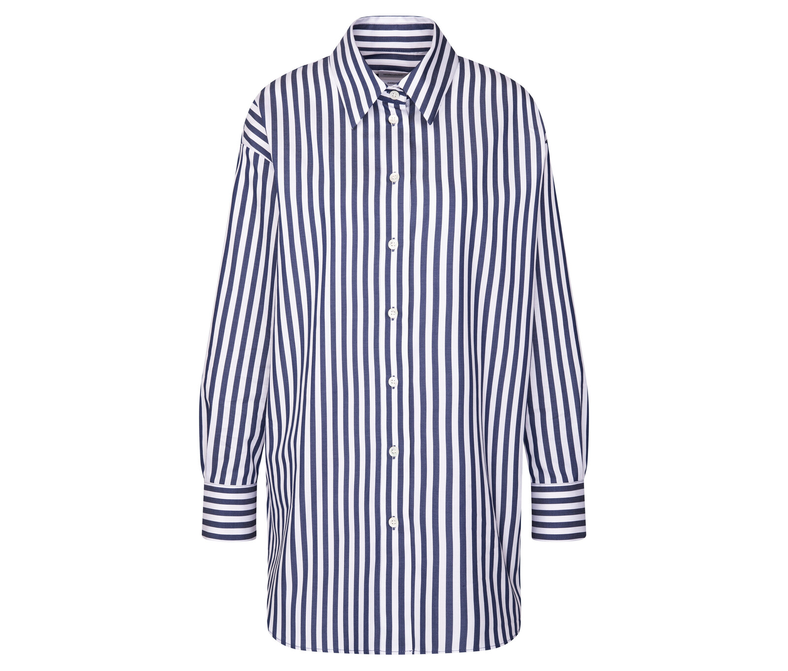 Dlouhá halenka oversize Seidensticker - pro ženy - vel. 42 - barva: modrá