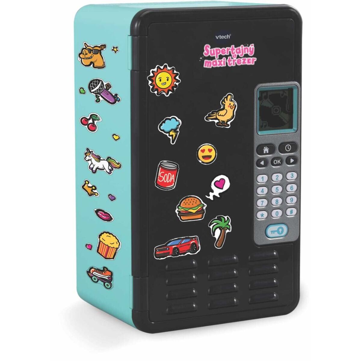 Vtech Supertajný maxi trezor CZ - černý