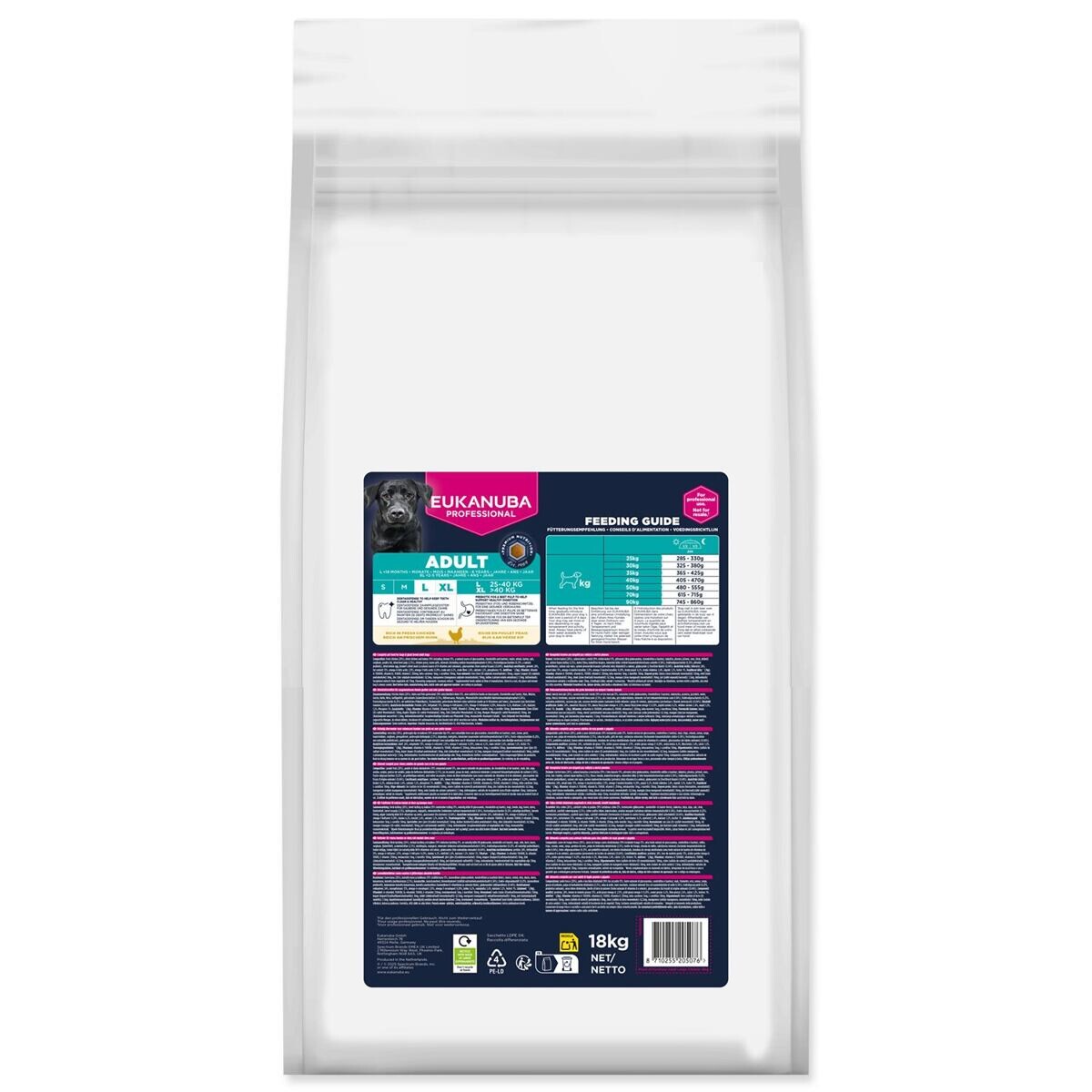 Krmivo EUKANUBA Adult Large rich in fresh chicken 18 kg