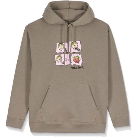 Mikina Volcom Chomp Chomp Po - Béžová - L