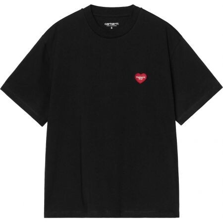 Triko Carhartt Wip Heart Patch S/S Wms - Černá - M