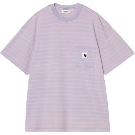 Triko Carhartt Wip Brodina S/S Wms - Fialová - S