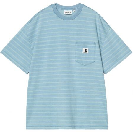 Triko Carhartt Wip Brodina S/S Wms - Modrá - M