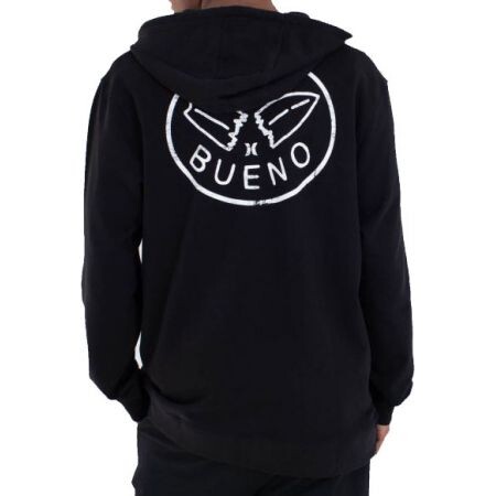 Mikina Hurley Sider Zip Hood - Černá - L