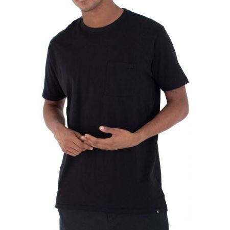 Triko Hurley Low Tide Pocket S/S - Černá - L