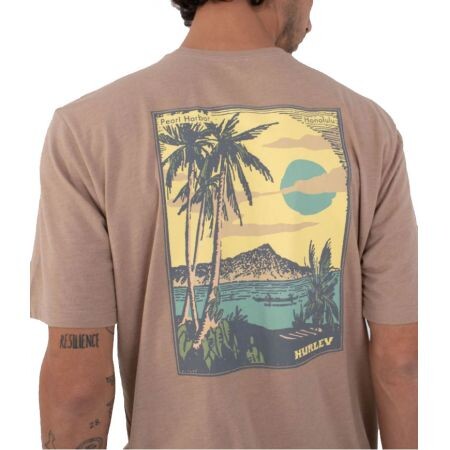 Triko Hurley Harbor S/S - Béžová - L
