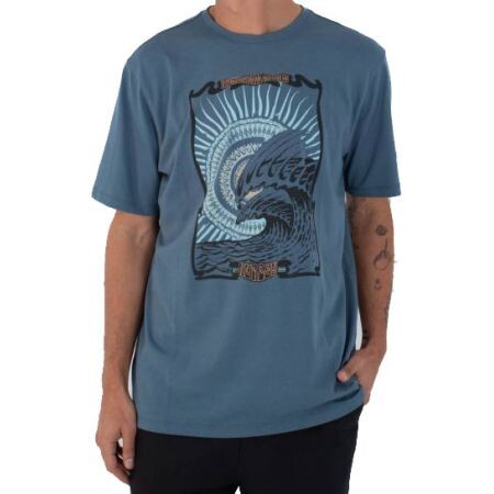 Triko Hurley H2O Dri Wave Mandala S/S - Modrá - L