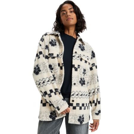 Mikina Roxy Morning Crush Wms - Bílá - M