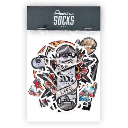 Samolepky American Socks Classic - Stick - Černá - Univerzální