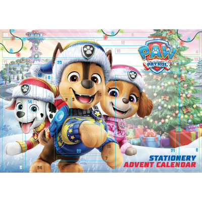 Tlapková Patrola adventní kalendář (papírenský)
