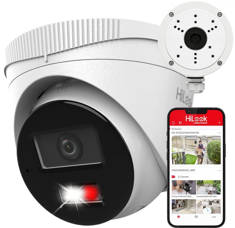 Ip kamera 8MPx 4K HiLook by Hikvision IPCAM-T8-30DL Venkovní Plechovka