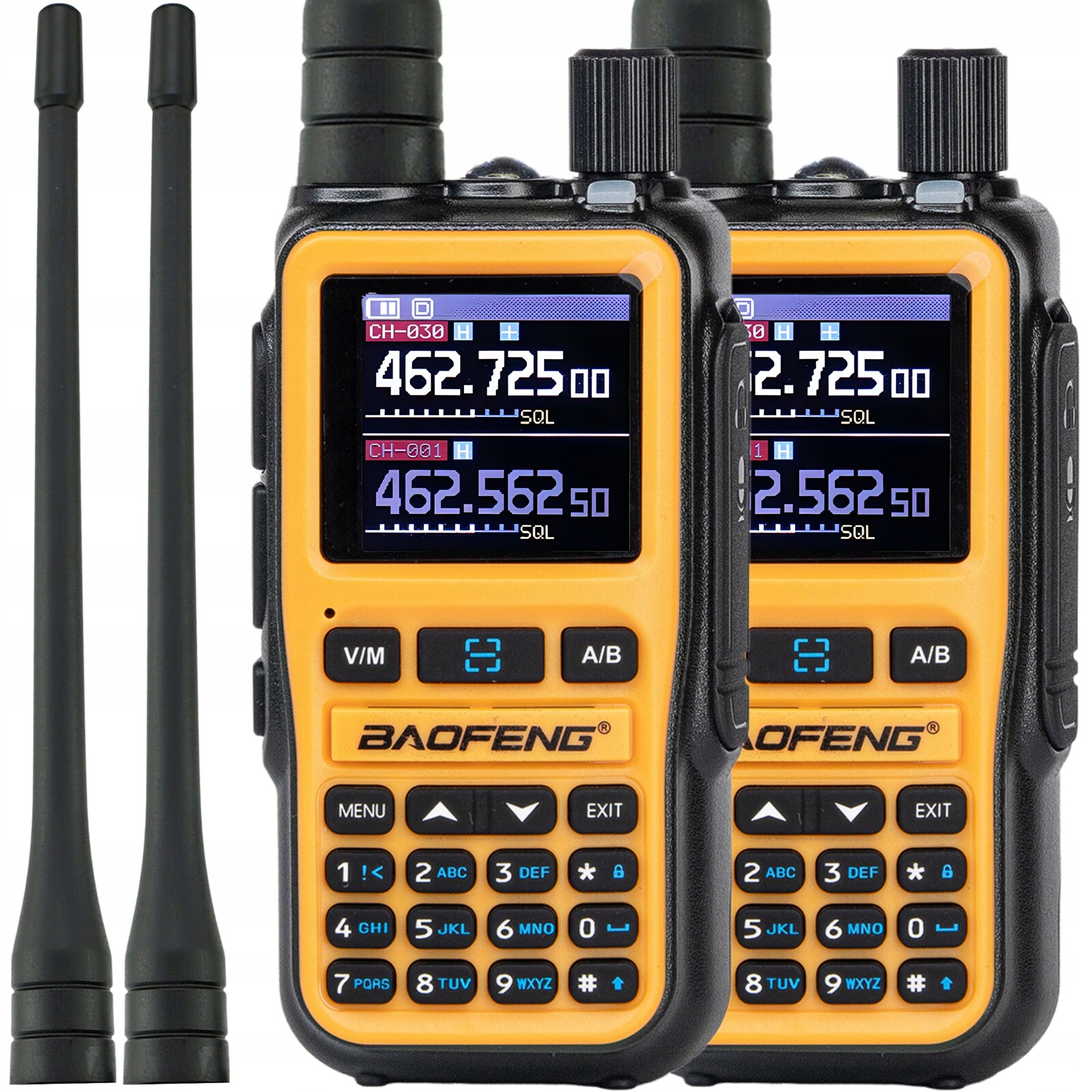 Baofeng UV-5R Eu Mini Radiotelefon Vhf Uhf Naslouchání Letecké pásmo Am Fm