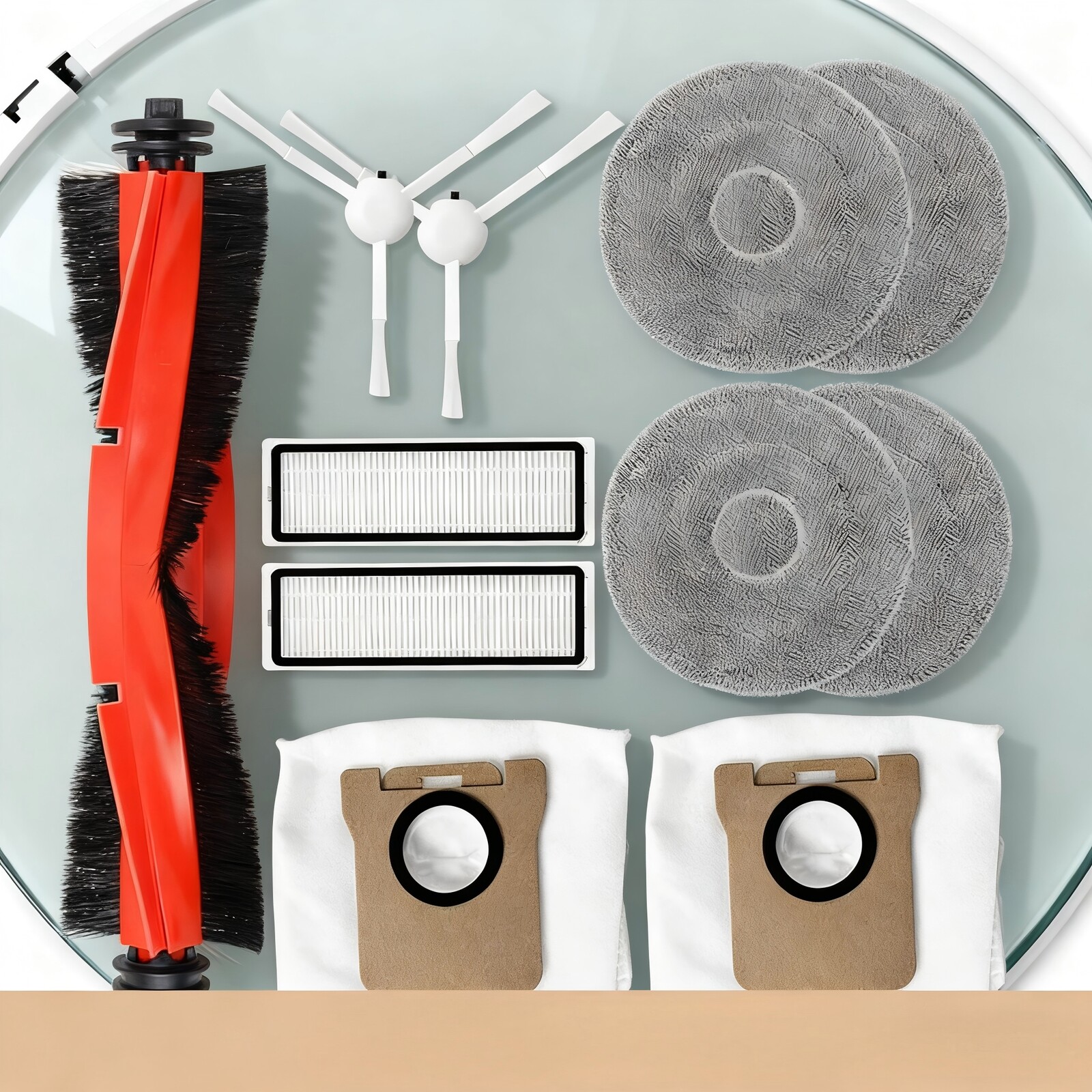 Sada Sáčků, Filtry, Kartáče, Mop Pro Xiaomi Robot Vacuum X10+ X20+ Plus Pro